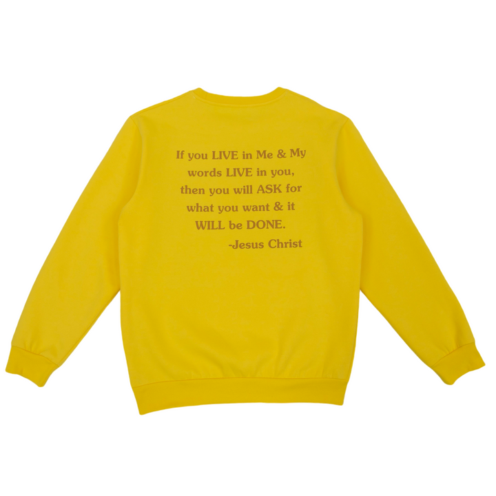 Ask Jesus He Answers Sweatshirt - French Toast