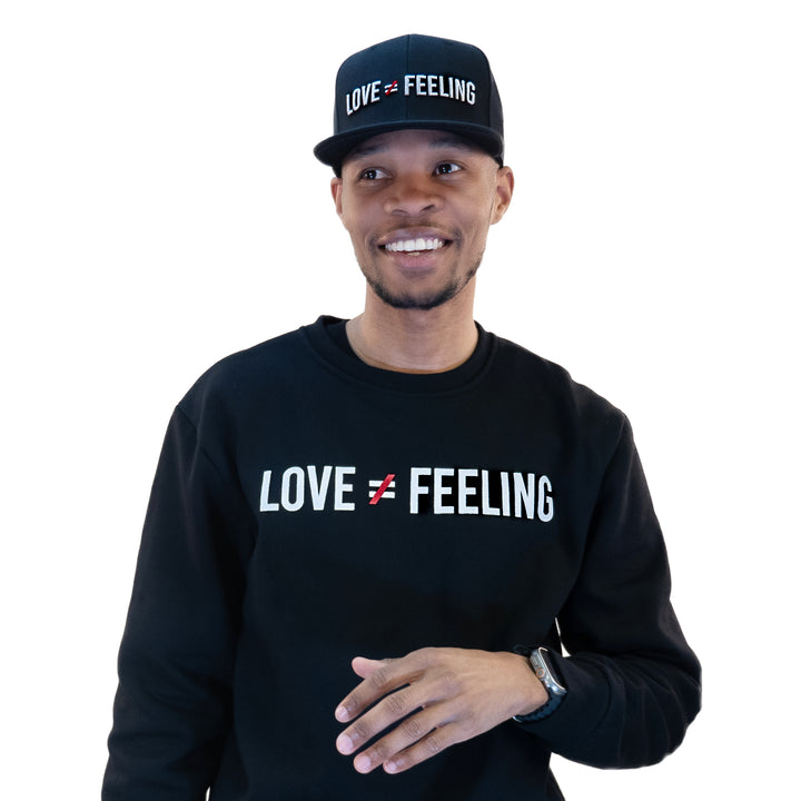 Love is Not a Feeling Sweatshirt - Black