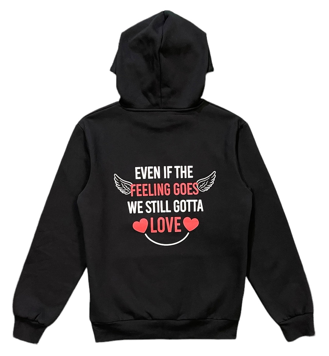 Love is Not a Feeling Hoodie - Black