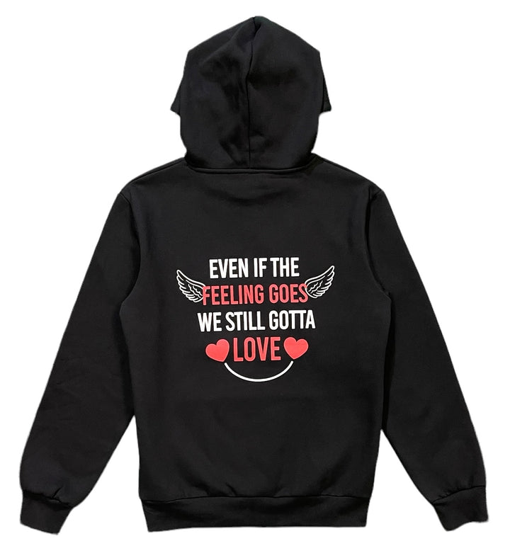 Love is Not a Feeling Hoodie - Black