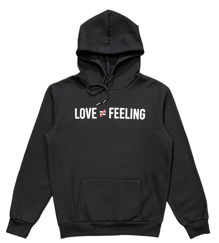 Love is Not a Feeling Hoodie - Black