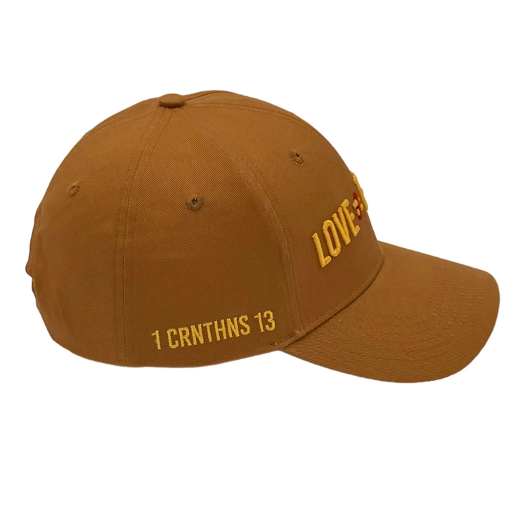 Love is Not a Feeling Cap - French Toast