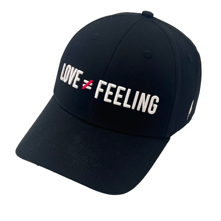 Love is Not a Feeling Cap - Black