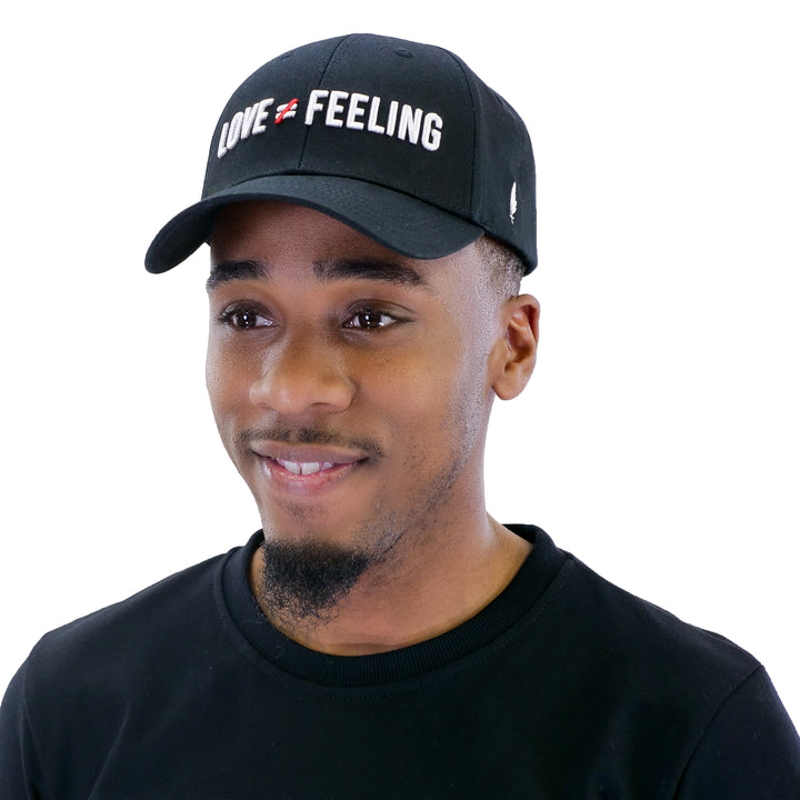 Love is Not a Feeling Cap - Black
