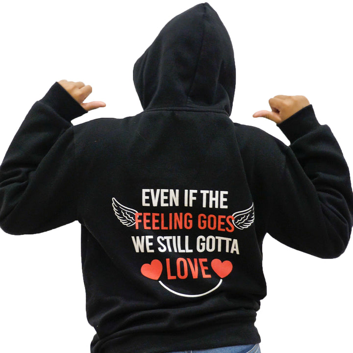 Love is Not a Feeling Hoodie - Black