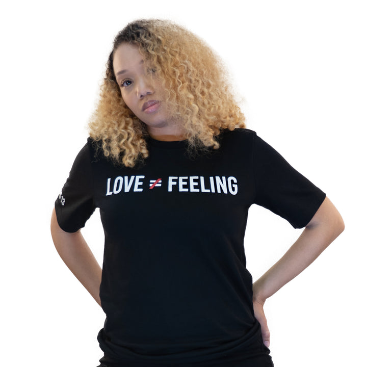 Love is Not a Feeling T-shirt - Black