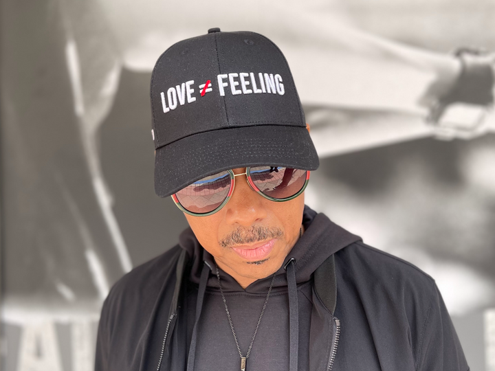 Love is Not a Feeling Cap - Black