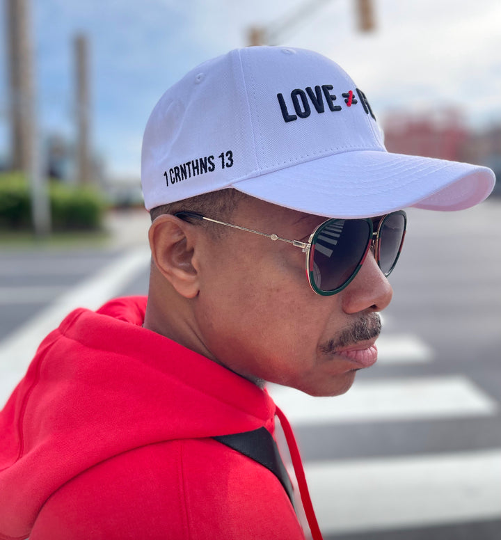 Love is Not a Feeling Cap - White