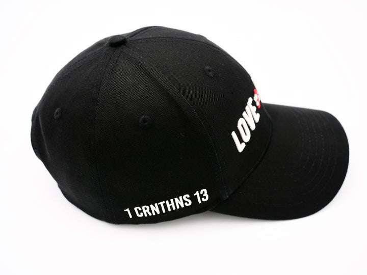 Love is Not a Feeling Cap - Black