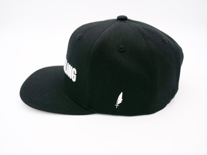 Love is Not a Feeling Snapback Cap - Black
