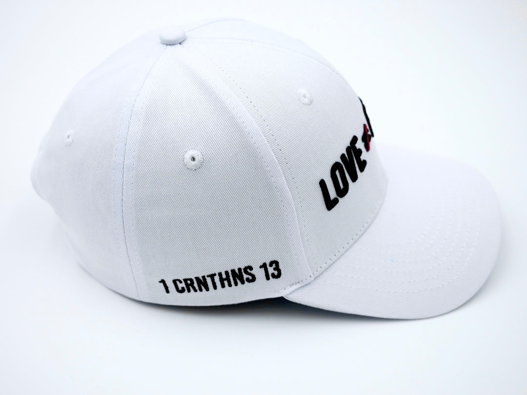 Love is Not a Feeling Cap - White