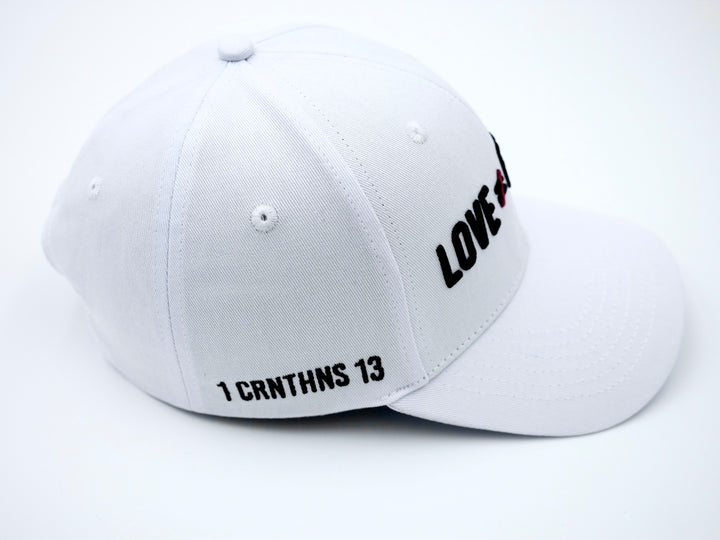 Love is Not a Feeling Cap - White